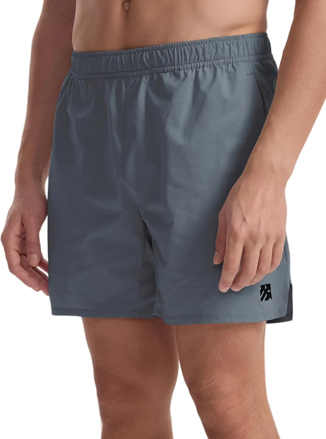 Mens Athletic Shorts Moisture Wicking Pickleball Tennis 5" Camping Hiking Workout Running Shorts with Back Zip Pocket