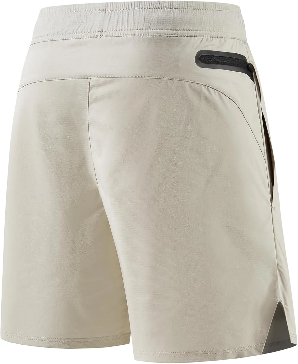 Mens Athletic Shorts Moisture Wicking Pickleball Tennis 5" Camping Hiking Workout Running Shorts with Back Zip Pocket