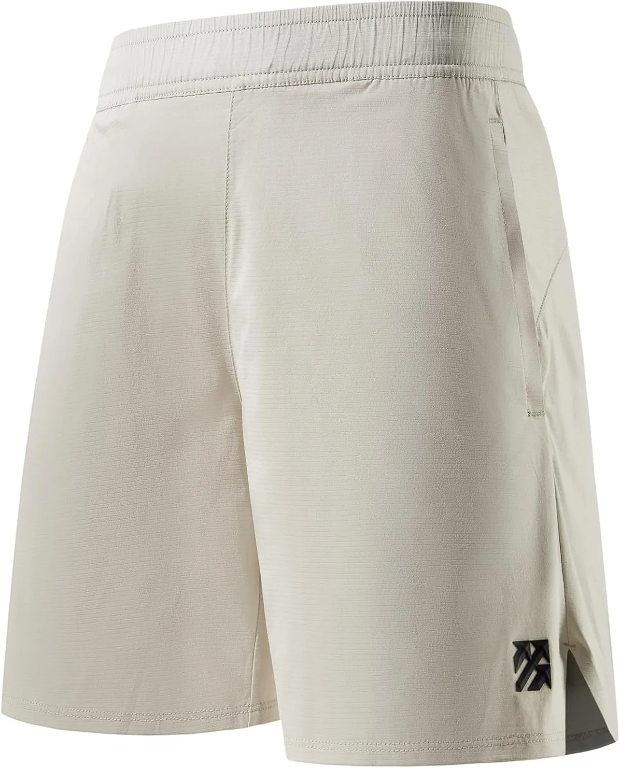 Mens Athletic Shorts Moisture Wicking Pickleball Tennis 5" Camping Hiking Workout Running Shorts with Back Zip Pocket