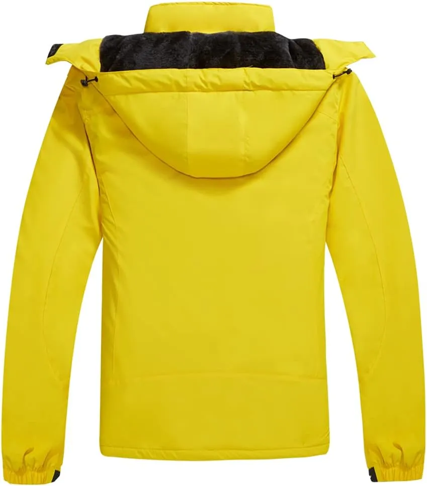 Men's Mountain Waterproof Ski Jacket Winter Windbreaker Warm Hooded Snowboarding Raincoat Jackets