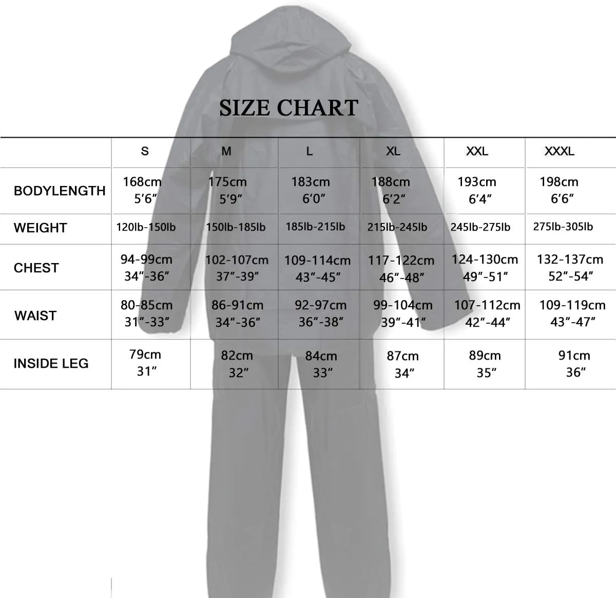 Men's Ultra-lite Waterproof Rain Suit for Golf,Hiking,Travel Running