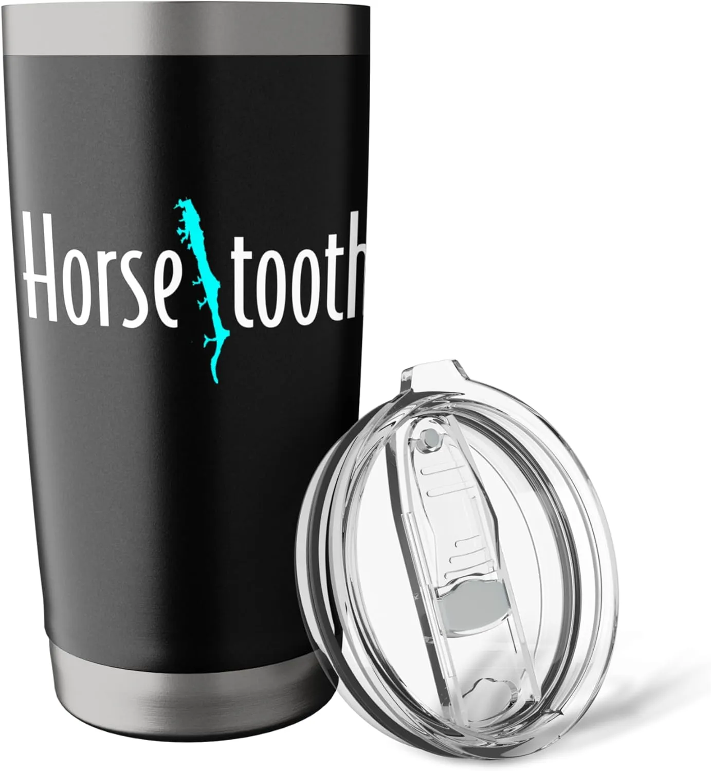 Minimalist Horsetooth Reservoir - Colorado Stainless Steel Insulated Tumbler
