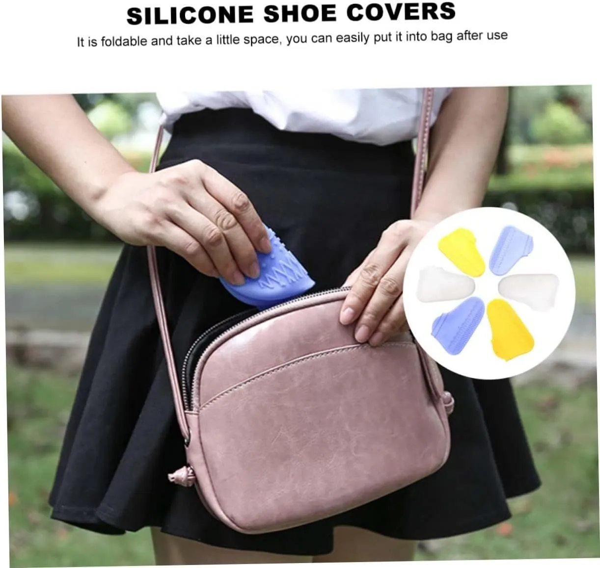 Mipcase Shoe Cover Waterproof Overshoes Reusable Shoe Protectors Shoe Rain Cover Shoes Covers Reusable Rain
