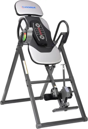 Model 1 Massage Inversion Table,Folding Heavy Duty and 300 lb Weight Capacity，Inversion Table for Back Pain Relief