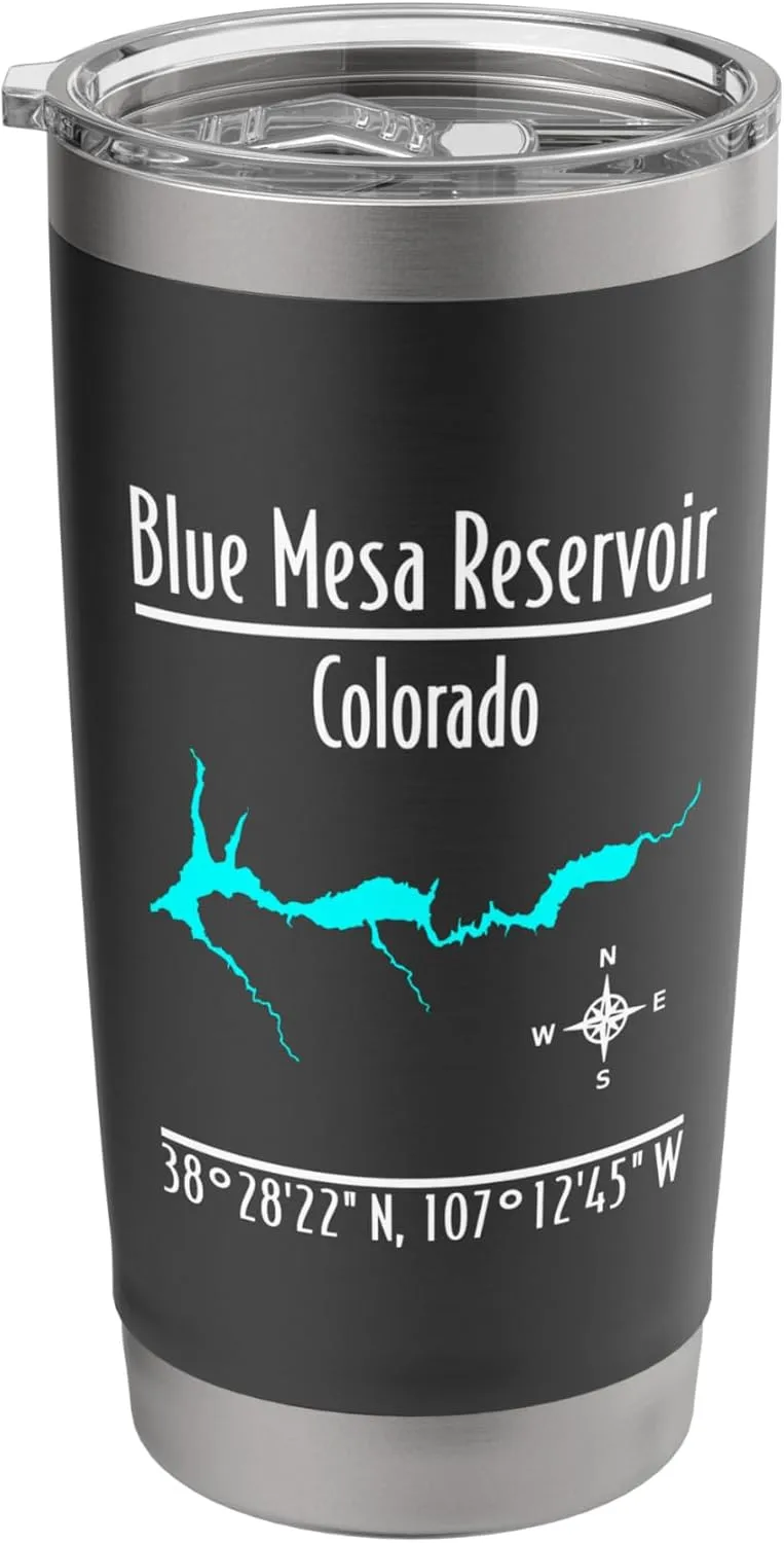 Modern Blue Mesa Reservoir - Colorado Stainless Steel Insulated Tumbler