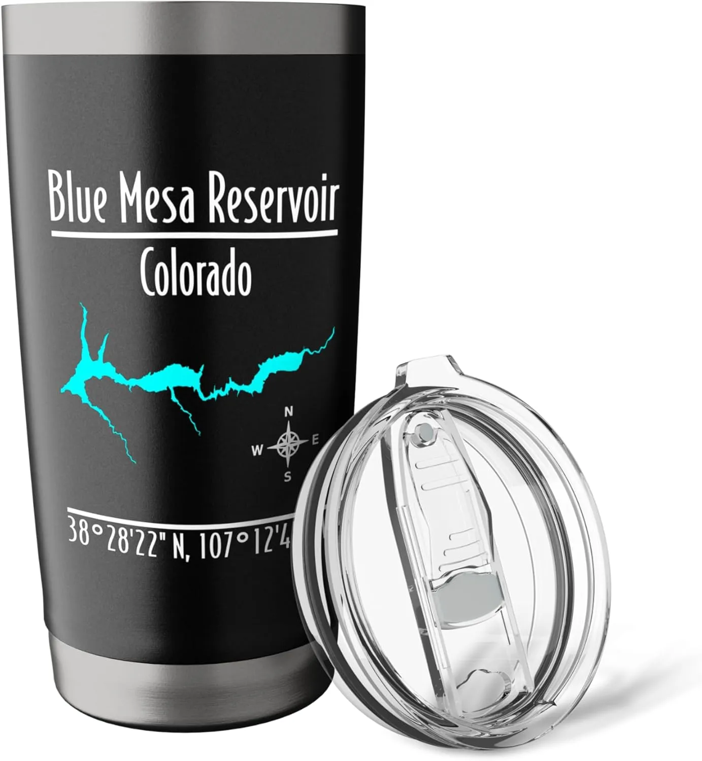 Modern Blue Mesa Reservoir - Colorado Stainless Steel Insulated Tumbler