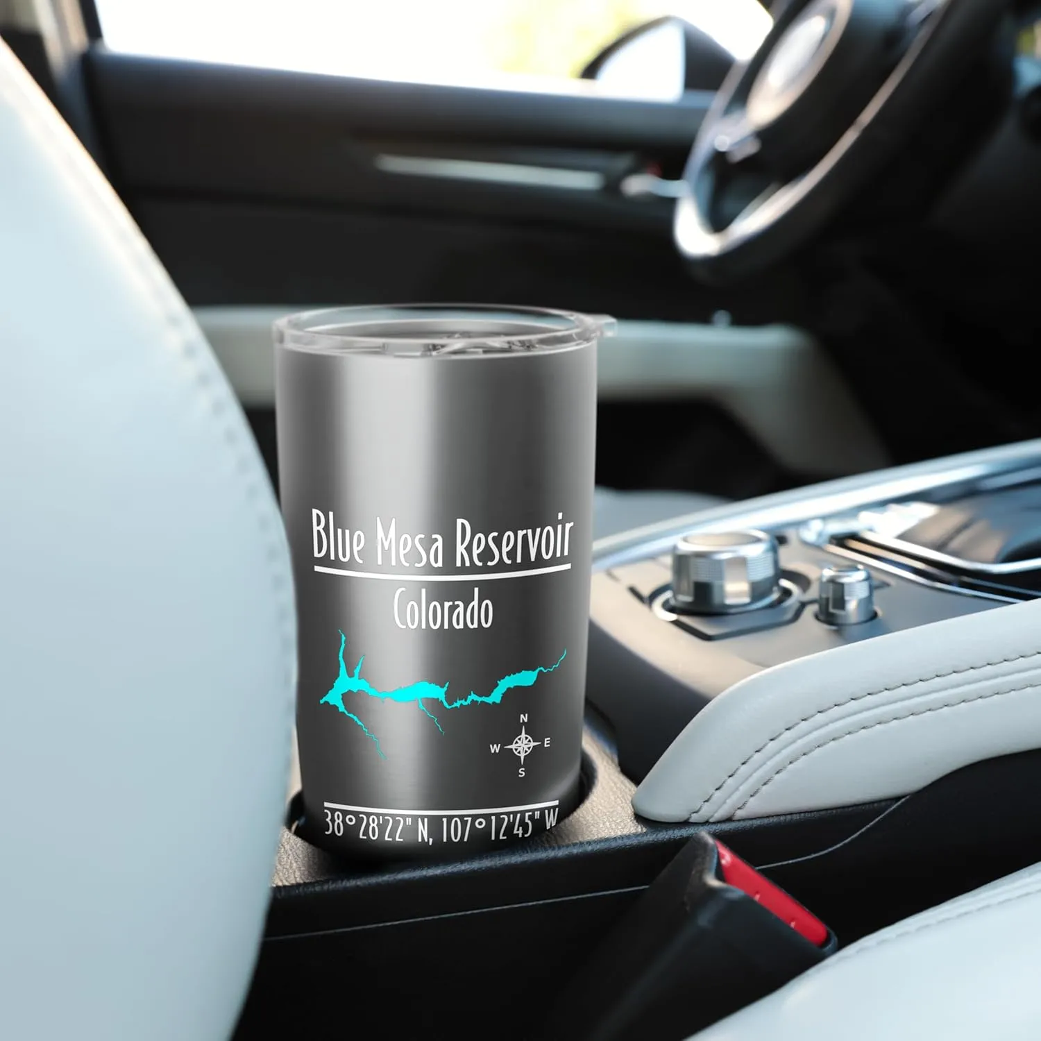 Modern Blue Mesa Reservoir - Colorado Stainless Steel Insulated Tumbler