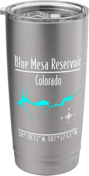 Modern Blue Mesa Reservoir - Colorado Stainless Steel Insulated Tumbler