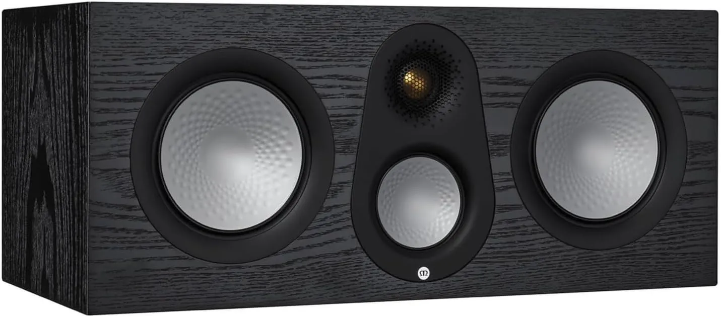 Monitor Audio Silver C250 Center Channel New 7G in Black Oak