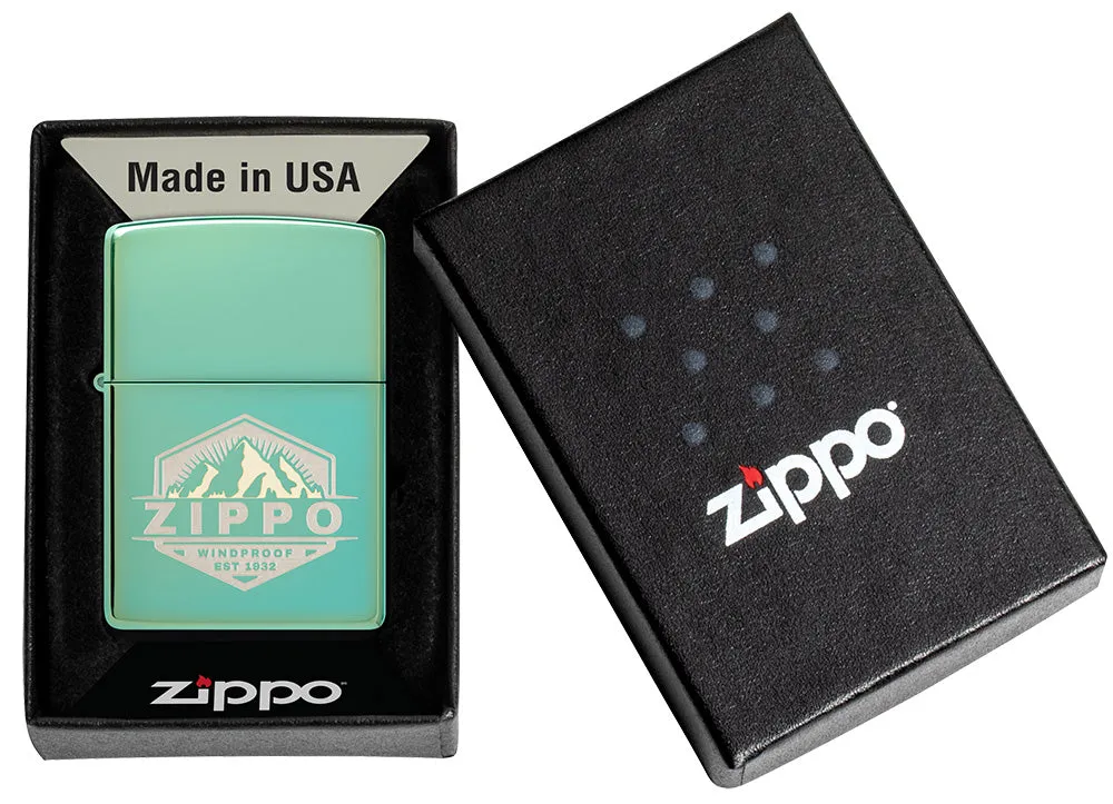 Motif Badge Zippo