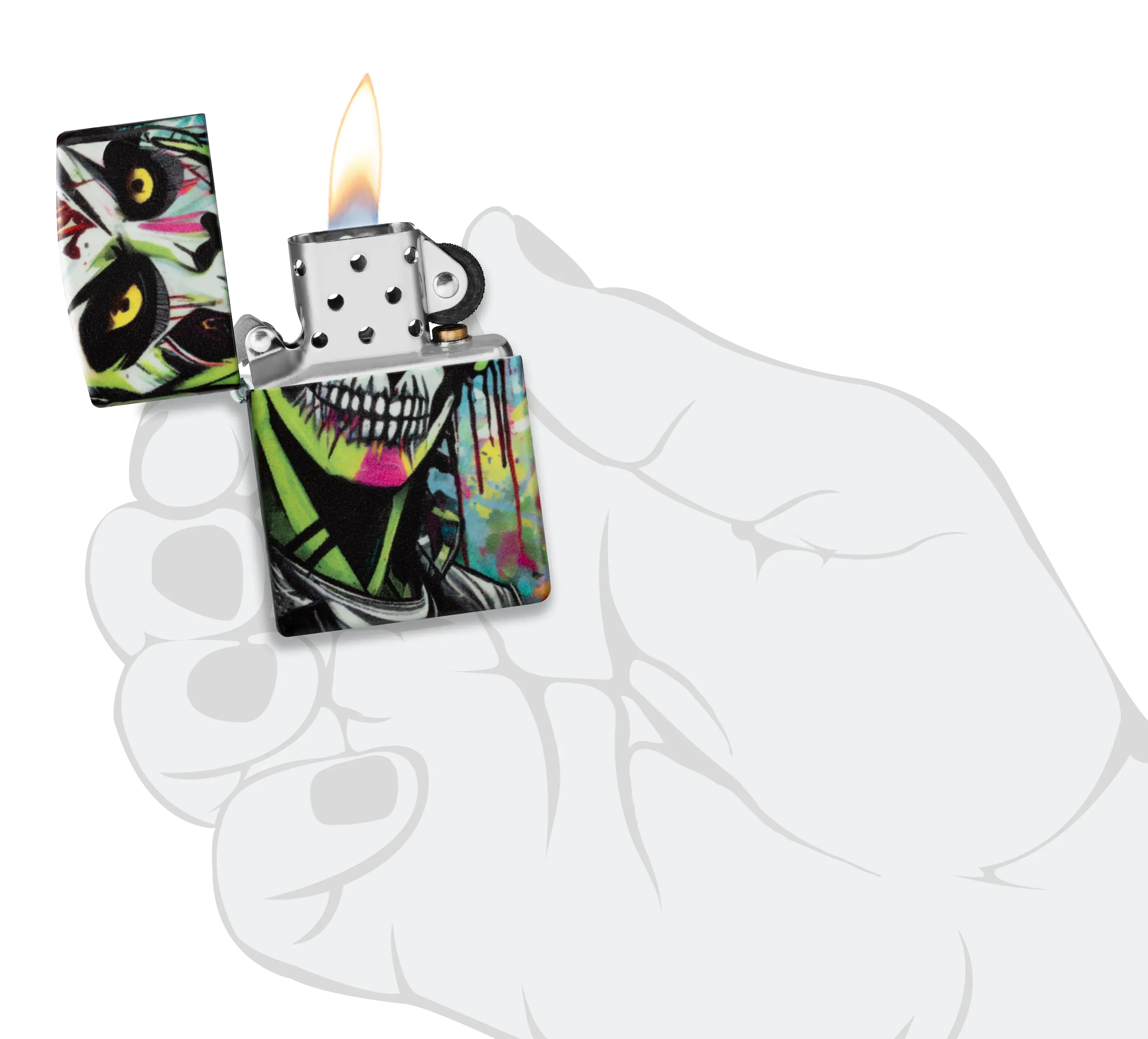 Motif Zombie punk