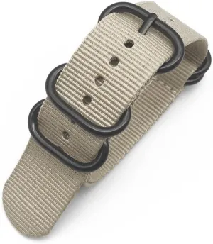 Multicolor Watch Strap Nylon Black Ring Buckle 18mm 20mm 22mm 24mm Striped Waterproof Replace Watch Accessories for Man Women