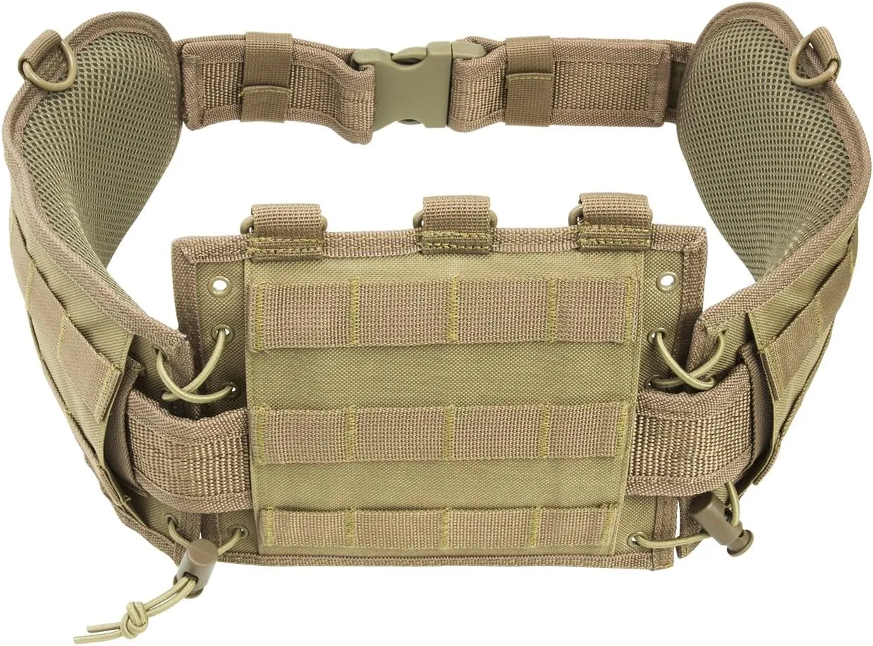 Nc Star CVBAB2939T Battle Belt with Pistol Belt, Tan