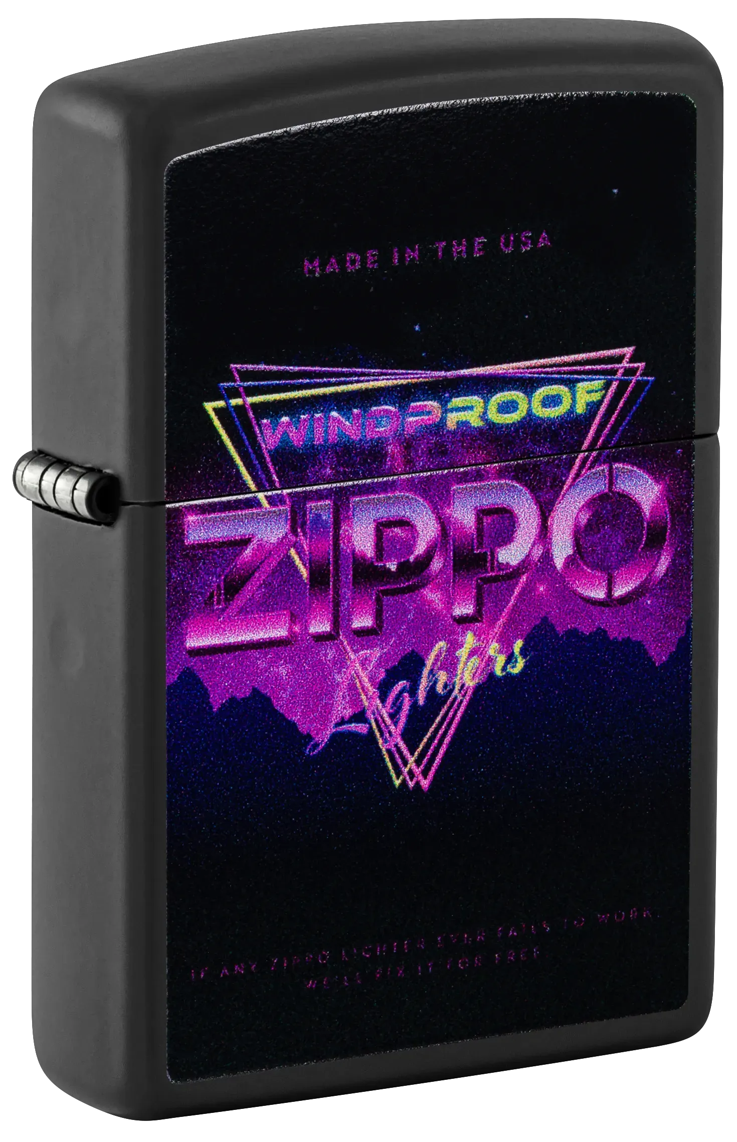 Neonowy wzór Zippo