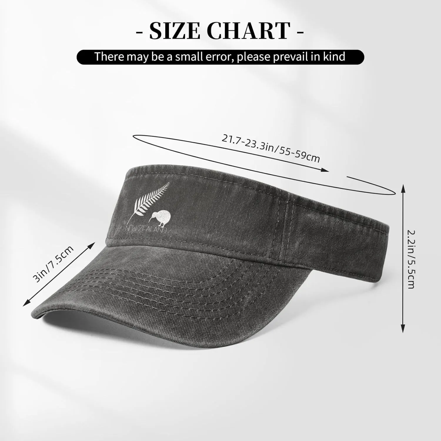 New Zealand Fern Sun Visor Hats Cotton Caps Beach Leisure Empty Top Baseball Cap for Men Women