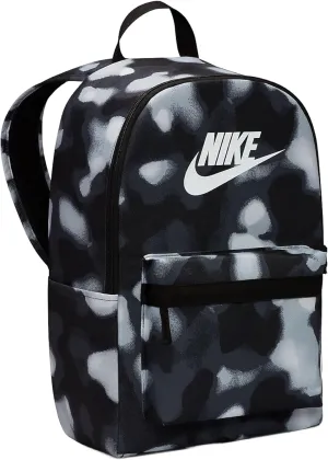 Nike Heritage Backpack Adult Unisex BLACK/WHITE/BLACK-DR6249-010-MISC