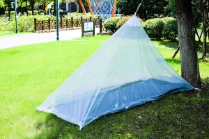 No-See-Ums Camping Mosquito Net Bed Compact and Ultra-Light for Travel，Finest Holes Mesh 2000 Noseeum Netting for Camping and Hiking, Without Sleeping Mat