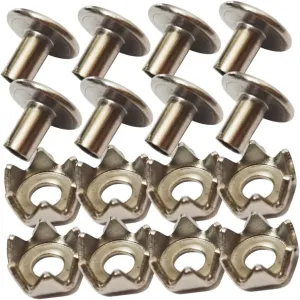 NOLITOY 100pcs Ice Cleat Spikes for Men's Snow Shoes Non-Slip Outdoor Crampons Shoes Pegs