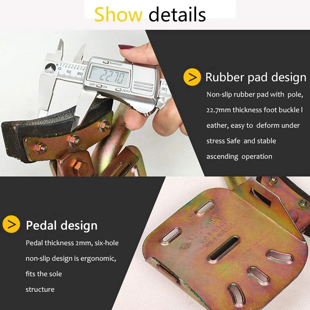 Non-Slip Climbing Tree Spikes, Tree-Shaped Crampon Climbing Aid Forest Accessories Seamless Welding Insulation Material, Durable, Rust Protection, Wear-Resistant, Easy to Pick Fruits.,350sets