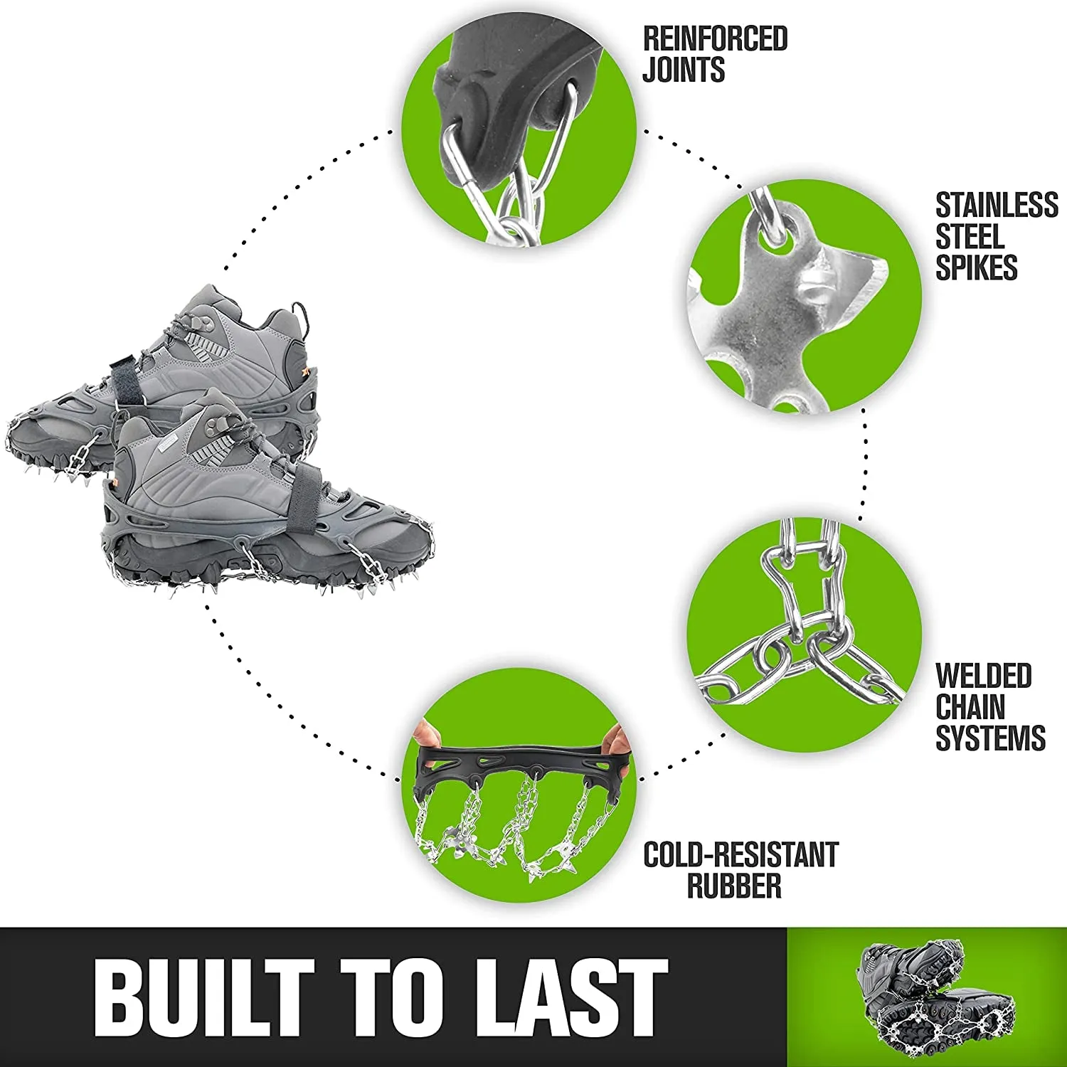 Non-Slip Crampons for Hiking – Best for Snow and Ice Traction