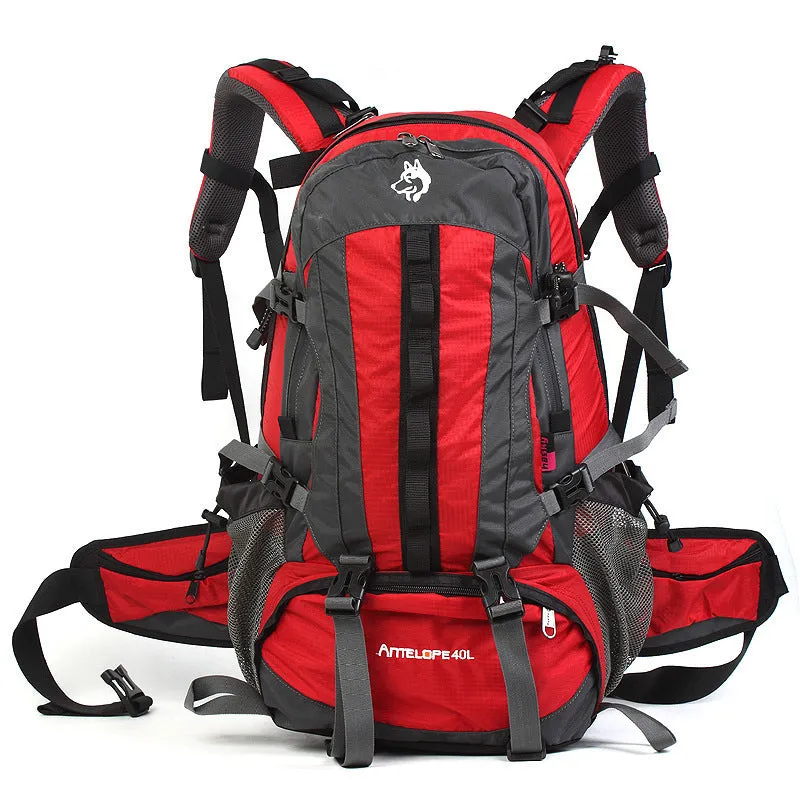 Nylon Rainproof Hiking and Camping Backpack for Outdoor Adventures