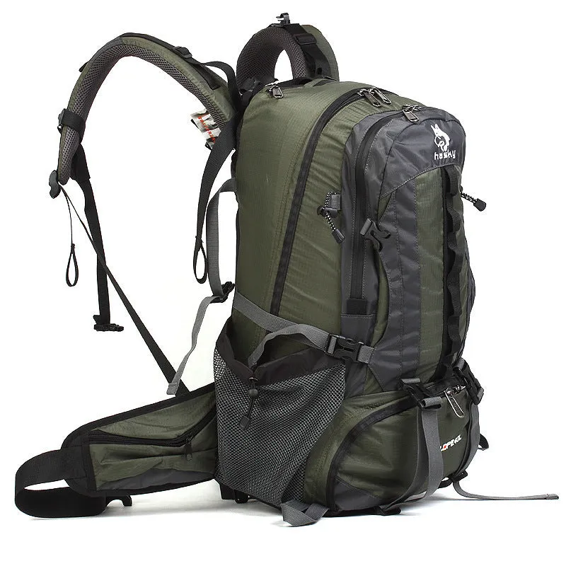 Nylon Rainproof Hiking and Camping Backpack for Outdoor Adventures
