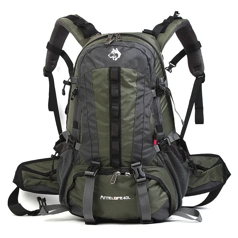 Nylon Rainproof Hiking and Camping Backpack for Outdoor Adventures
