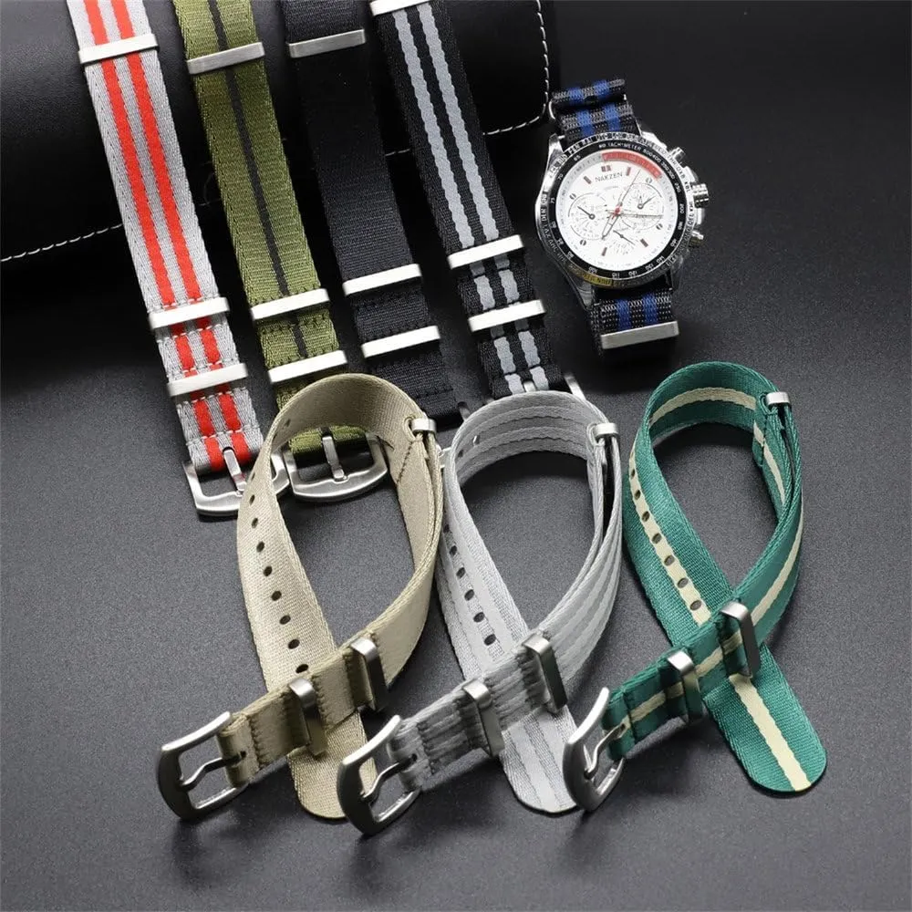 Nylon Watch Strap 20mm 22mm Soft Watch Band Sports For 007 Replacement For Reloj 20mm 22mm Nylon Watchband