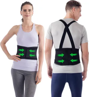 NYOrtho Back Brace For Women & Men - Instantly Relieves Back Pain - Back Support Brace - Back Support Belt For Surgeries - Maximum Posture & Spine Support - Adjustable & Breathable - 6XL 58-62 in