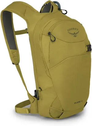 Osprey Glade 12L Ski and Snowboard Backpack with Hydraulics Water Reservoir, Babylonica Yellow
