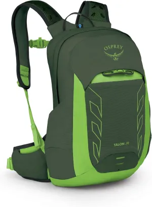 Osprey Talon Jr Boy's Lightweight Hiking Backpack, Green Canopy