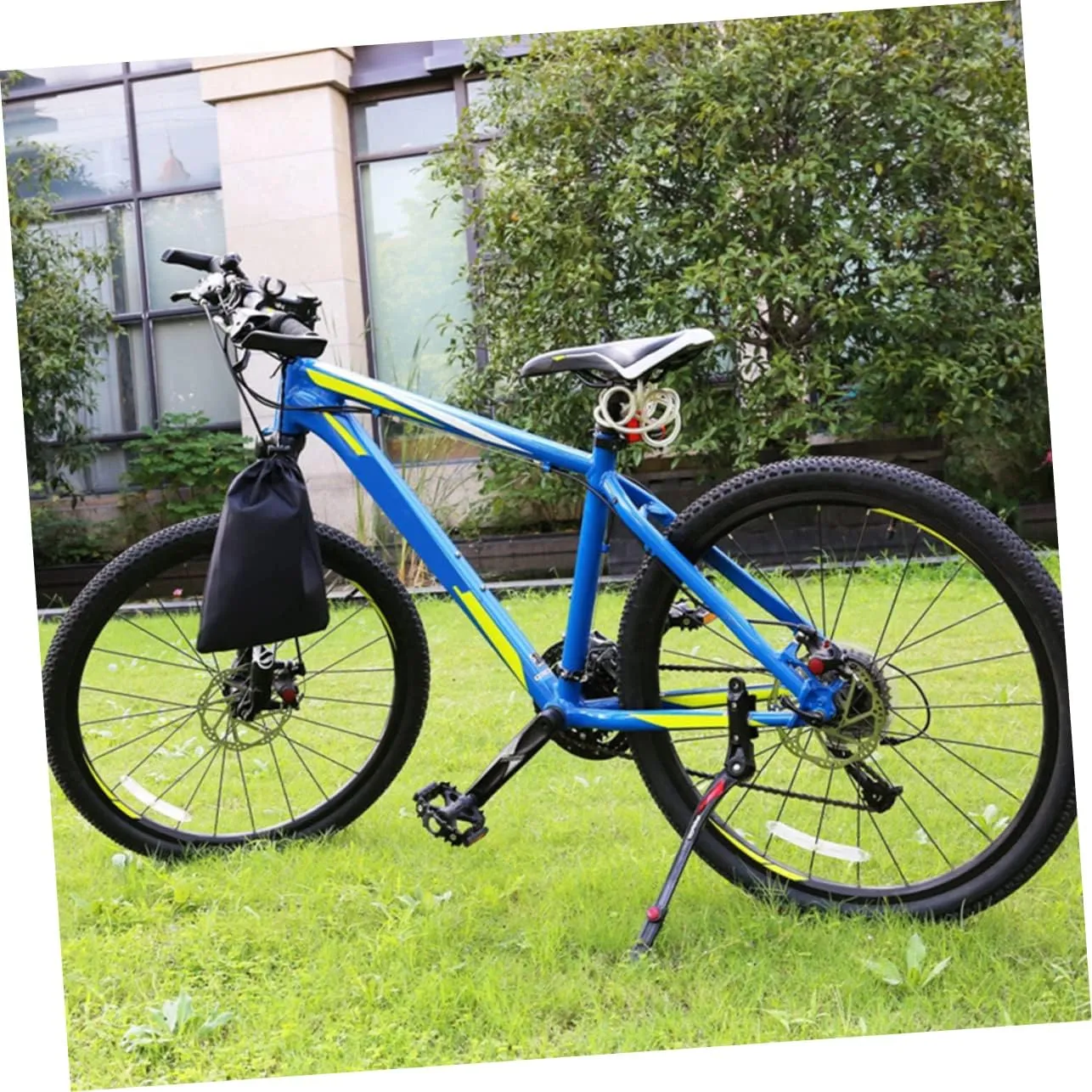 Outdoor Bike Cover Rainproof Scooter Uv Protection Elastic Bottom Easy Installation