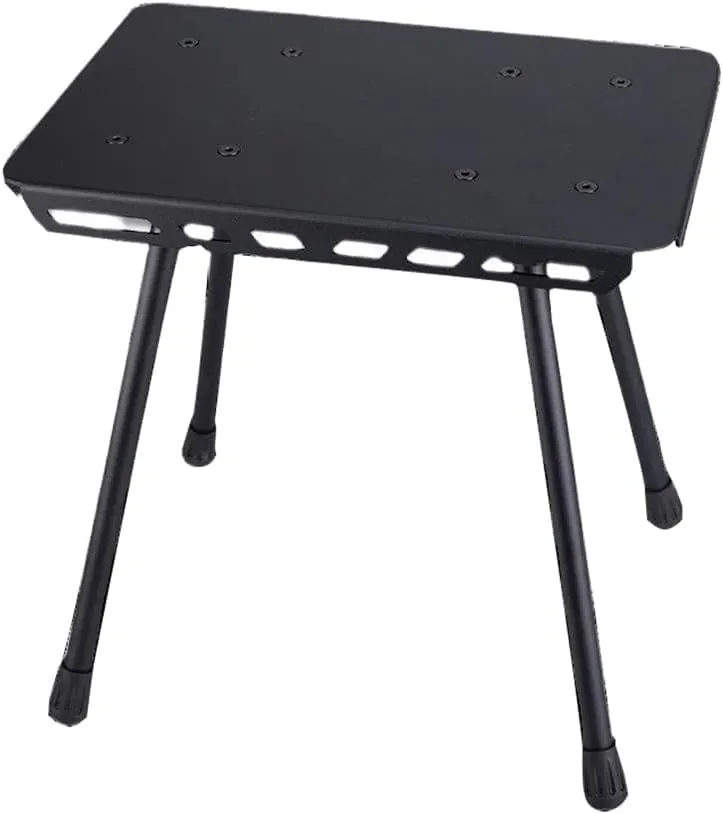 Outdoor Camping Folding Stool Lightweight Pony Stool Dual-Use Adjustable Height Picnic Table Chair