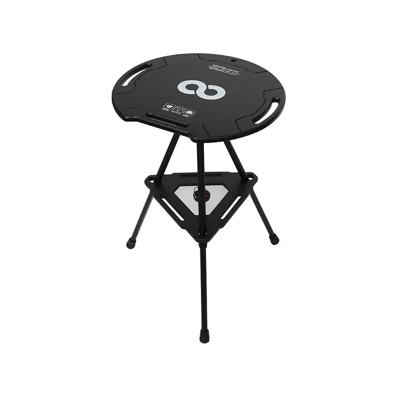 Outdoor Camping Tactical Folding Table | Multi-functional Lift Round Table | Compact and Portable for Camping and Leisure