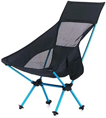 Outdoor Folding Chair Mesh Fishing Stool Camping Barbecue Camping Portable Fishing Chair