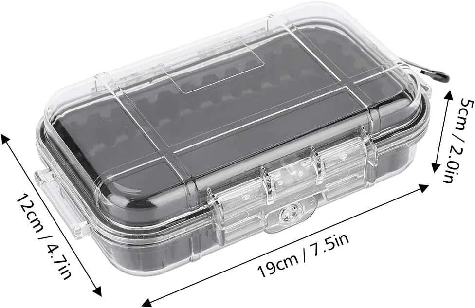 Outdoor Storage Case,Portable Durable Shockproof Waterproof Carry Box Container for Outdoor Survival Fishing