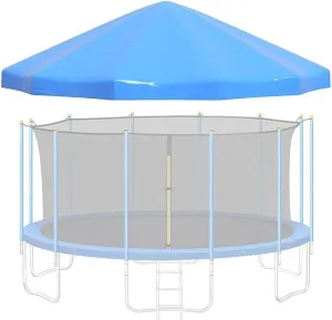 Outdoor Trampoline Canopy 16FT Trampoline Sunshade Umbrella for Sunshine and Rain Snow Tent Trampoline Accessories