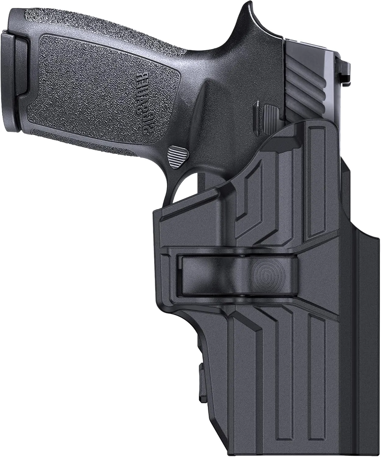 OWB Holster for Sig P320 Compact 9mm/.40 - 360 Adjustable Paddle Molle Belt Fit Sig Sauer P320 X Carry / M18 / X Compact / P320 RX - Outside Waistband Open Carry, RH