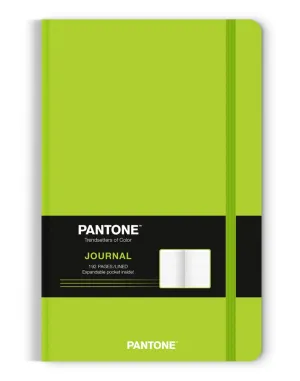 Pantone OFFICIAL Green | 5.25 x 8.25 Inch Lined Compact Journal | Non-Dated | BrownTrout | Planning Stationery Diary Journal – Notebook, April 1, 2025