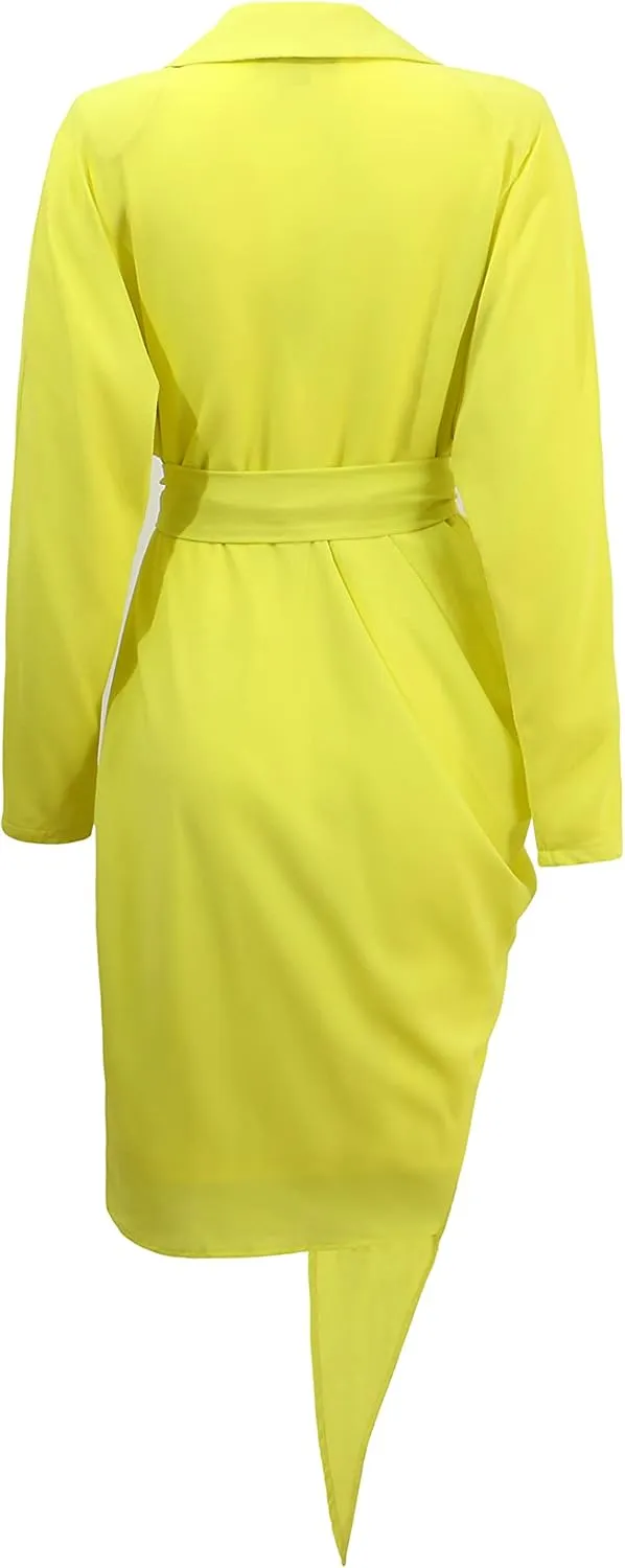 Pantora Women's Wanda Draped Asymmetrical Wrap Dress