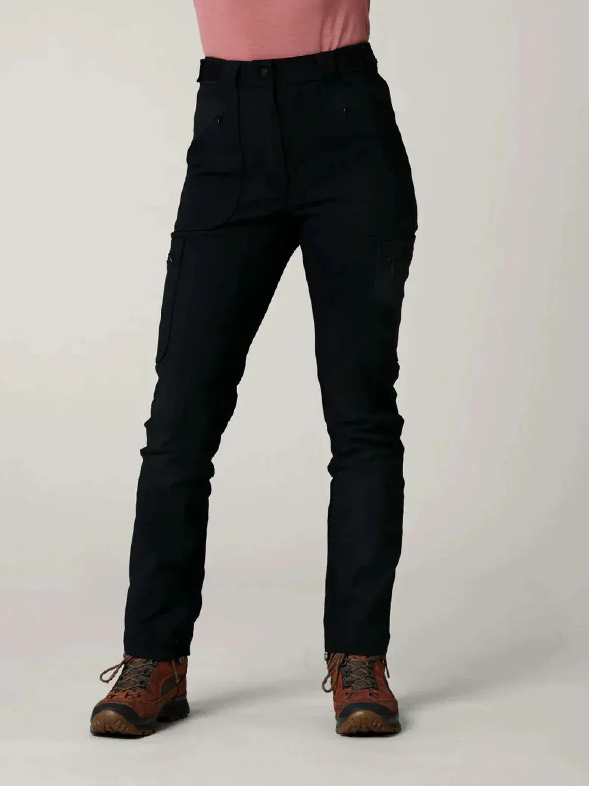Pants with adjustable waist black
