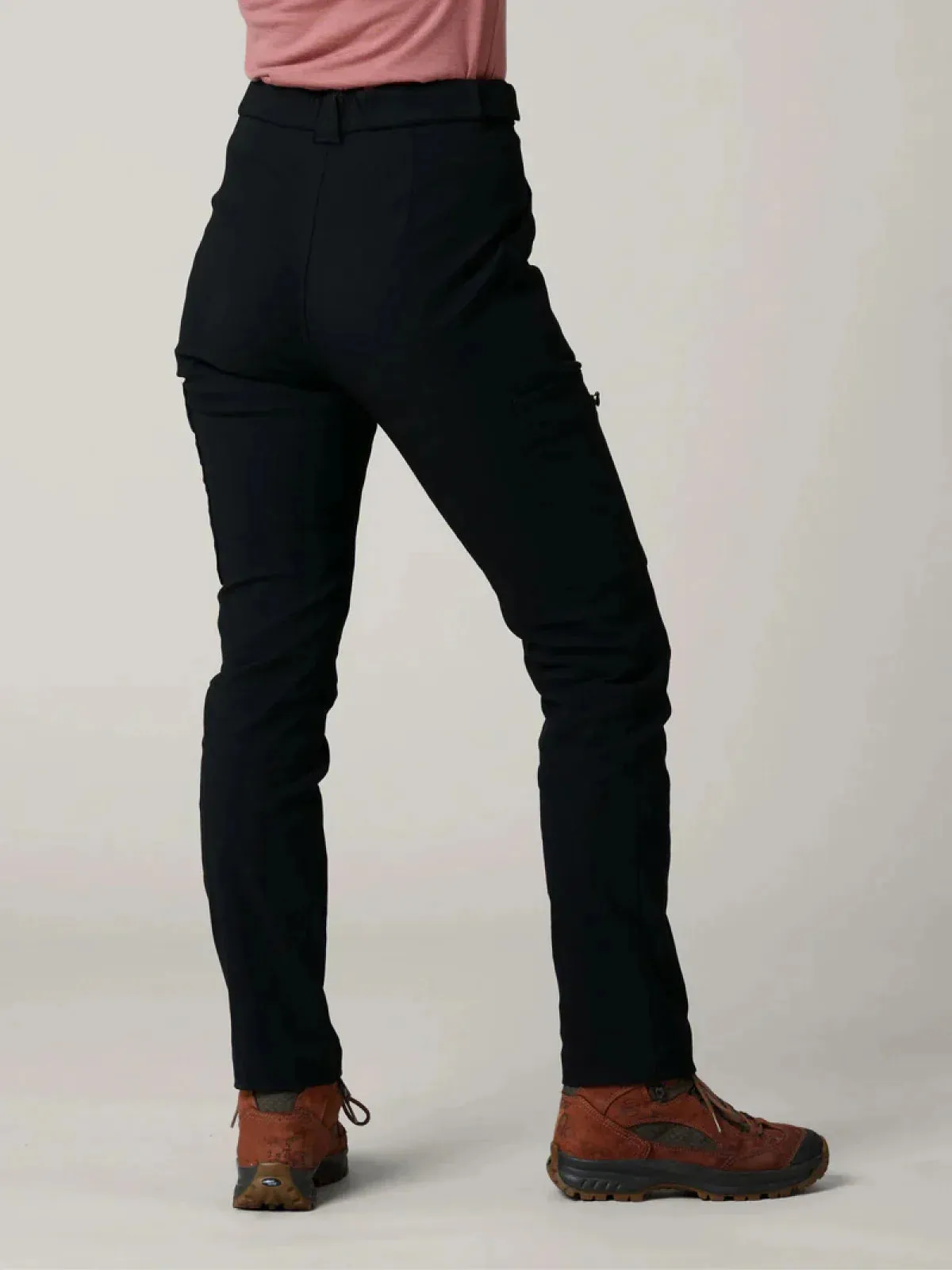 Pants with adjustable waist black