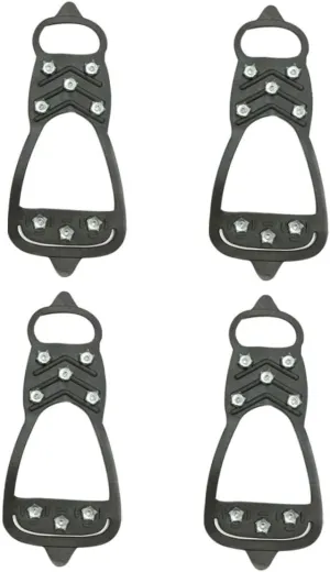 PartyKindom Anti-Slip Eight-Tooth Crampons Claw Outdoor Cleats Snowshoes Snow Mountain Crampons Mountaineering