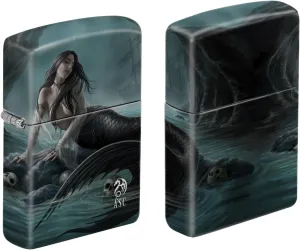 Personalized Zippo Windproof Anne Stokes Mermaid Lighter - Engraving (4846) - Christmas, Halloween & Valentines Day Gift