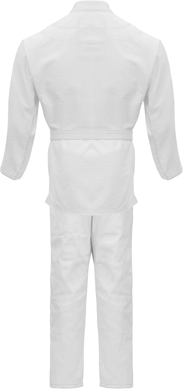 PFG Vital Brazilian Jiu-Jitsu Kimono BJJ Gi Uniform Gi - Kids Adults Unisex White Belt Included