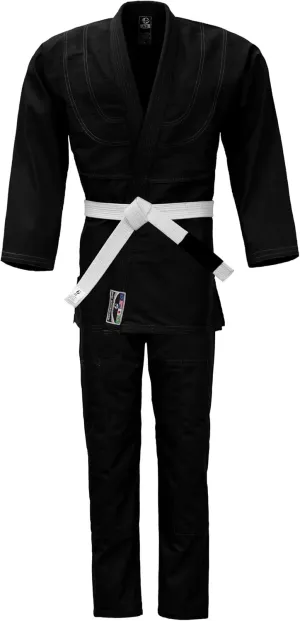 PFG Vital Brazilian Jiu-Jitsu Kimono BJJ Gi Uniform Gi - Kids Adults Unisex White Belt Included