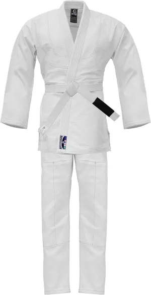 PFG Vital Brazilian Jiu-Jitsu Kimono BJJ Gi Uniform Gi - Kids Adults Unisex White Belt Included