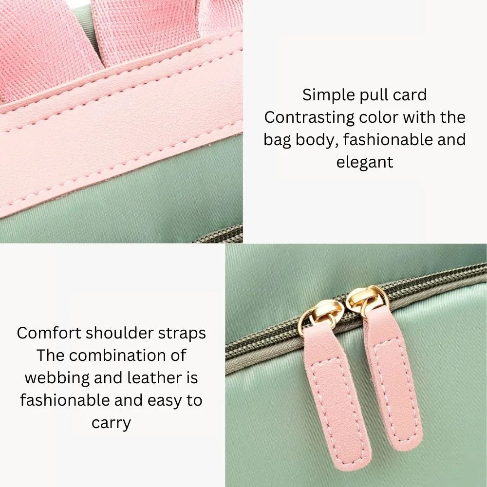Pink Rainproof Multi-backpack