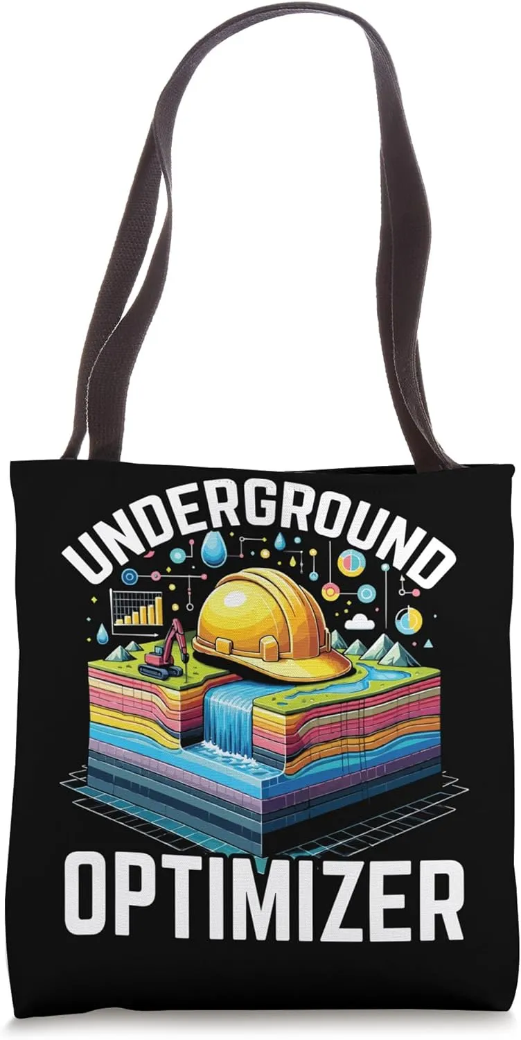 Pipeline Engineer Job Profession Sewerage Systems Tote Bag