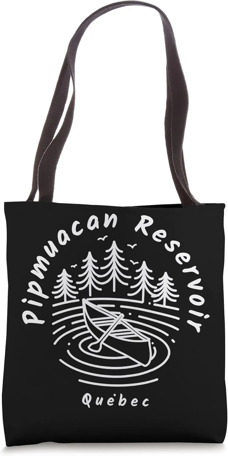 Pipmuacan Reservoir in Quebec Tote Bag